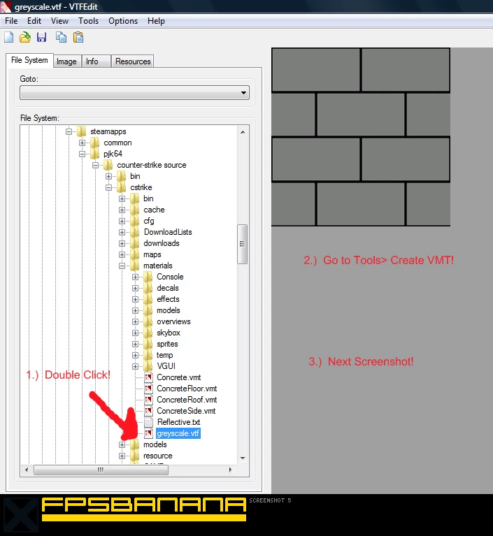Source Engine Development Textures Creating Custom Textures Tutorial for Source Engine | Source Tutorials