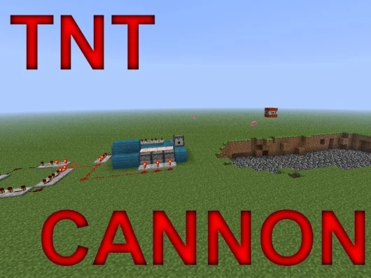 Tnt Cannon Minecraft Tutorials