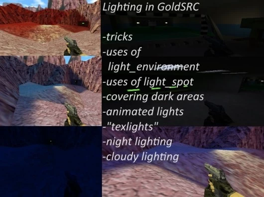 Manipulating light in GoldSRC