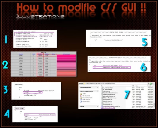 Css GUI: how to modify it !