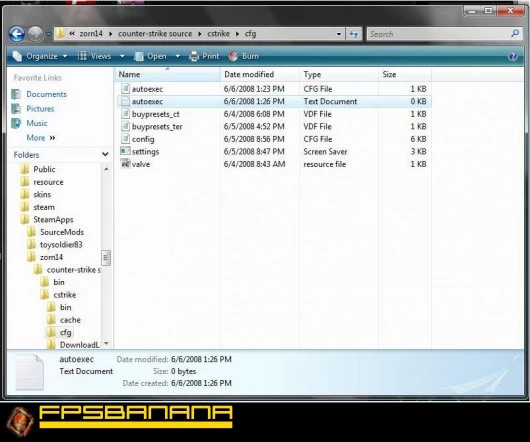 How To Add A.Cfg File To Counter-Strike:Source. [Counter-Strike.