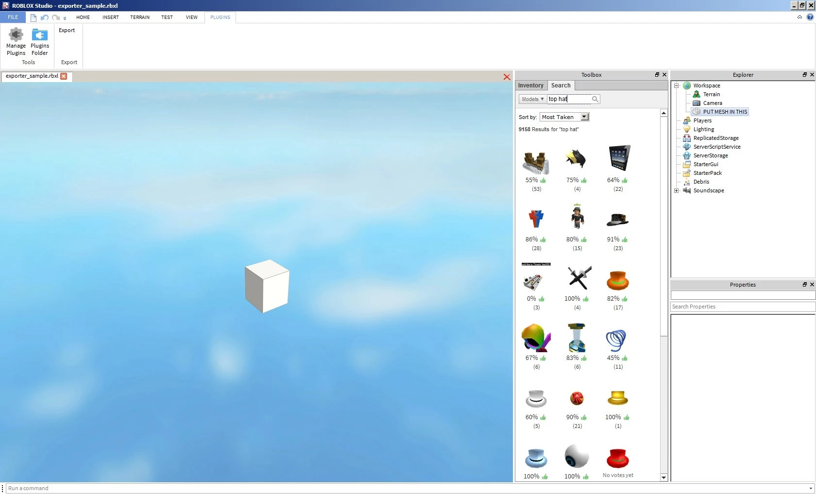 Exporting Roblox Meshes Places Into Obj Files Gamebanana Tutorials - exporting roblox model