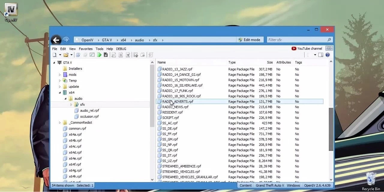 Openiv для gta 5. Папка Audio ГТА Сан андреас. Update RPF GTA 5. RPF файл. Папка SFX GTA 5.