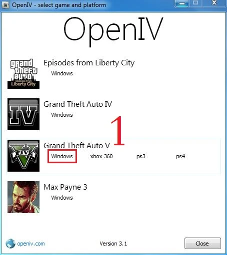 OpenIV 1.6 para GTA 4