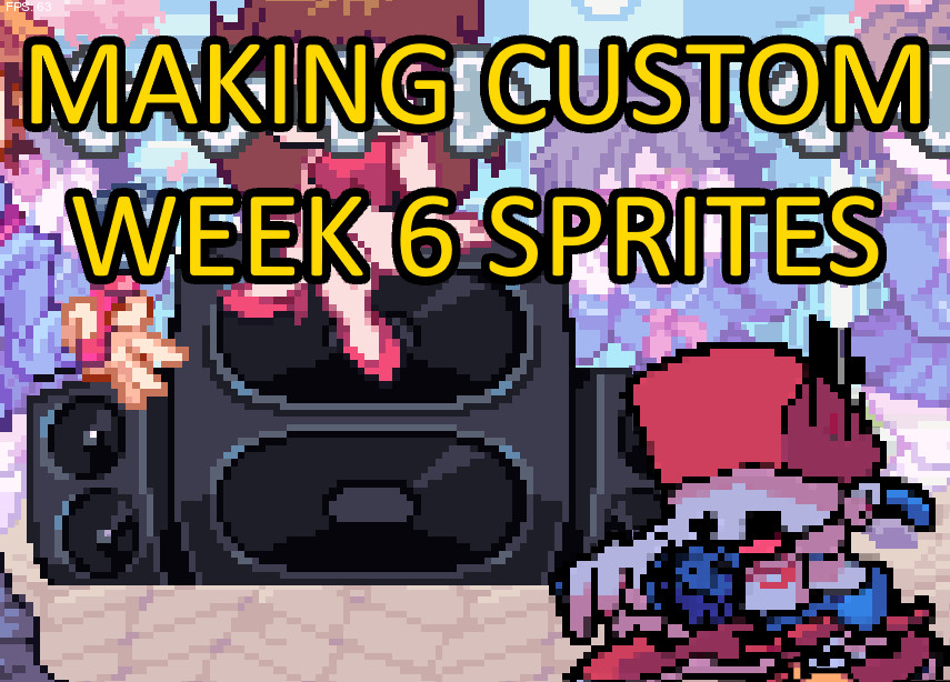 Making Week 6 Sprites Using Pixelator Friday Night Funkin Tutorials