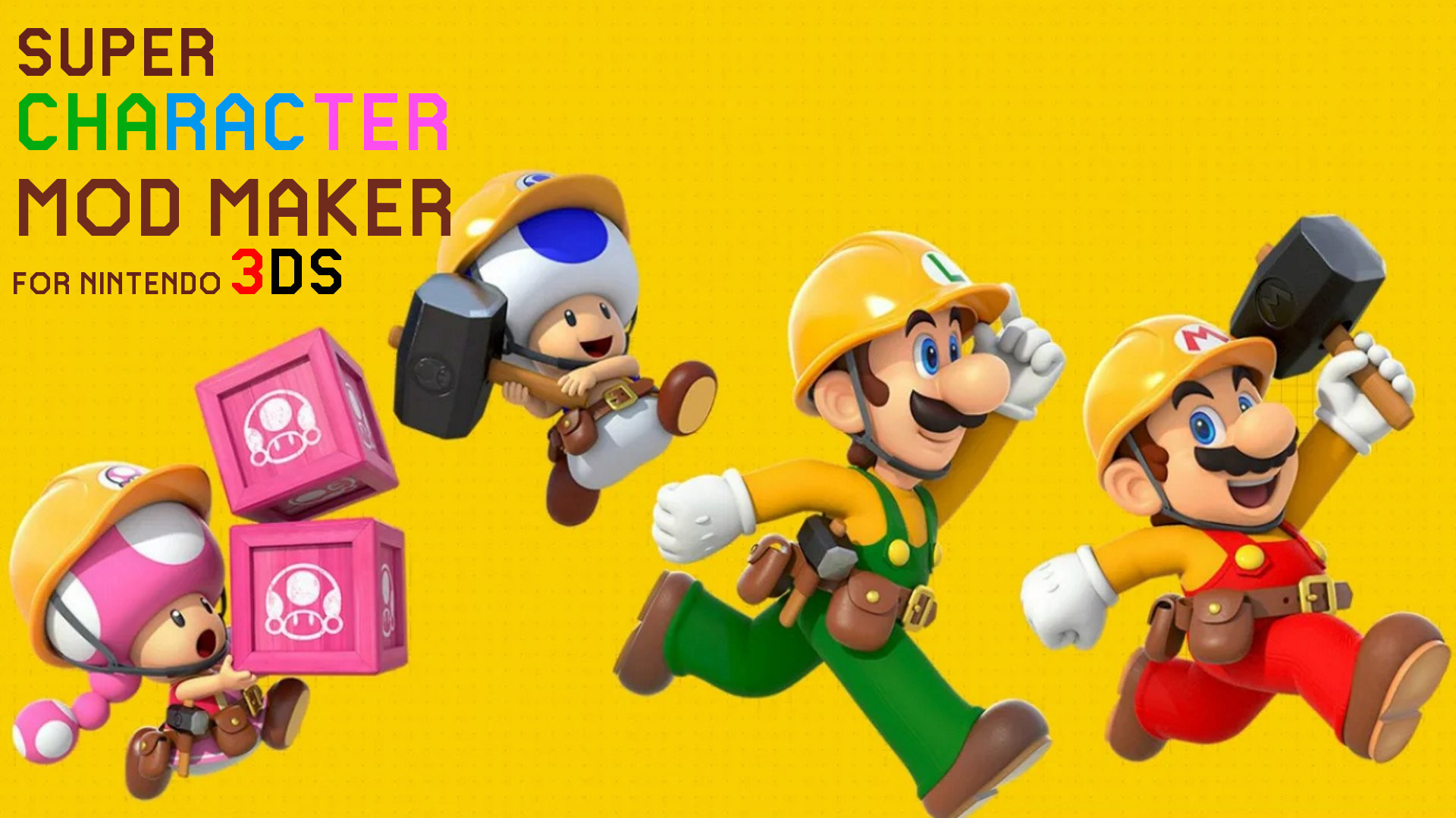 How To Make Character Mods for SMM3DS [Super Mario Maker for Nintendo