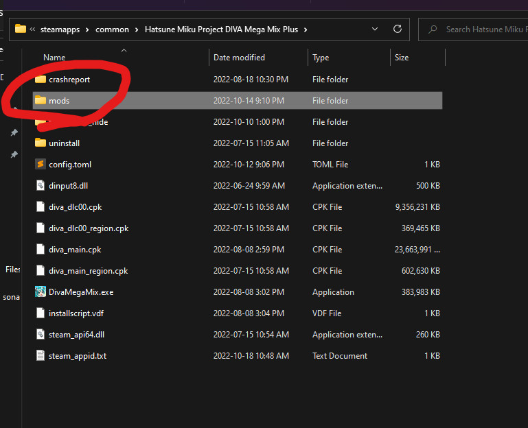Full Guide to installing mods [Hatsune Miku Project DIVA Mega Mix+