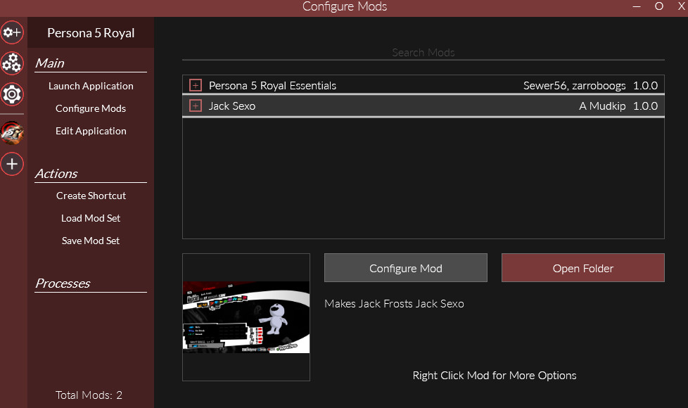 Can you add mods to Persona 5 Royal? 
