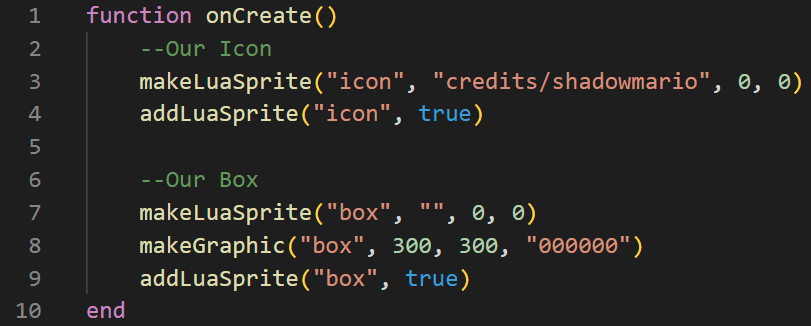 How to make Lua Sprites [Friday Night Funkin'] [Tutorials]