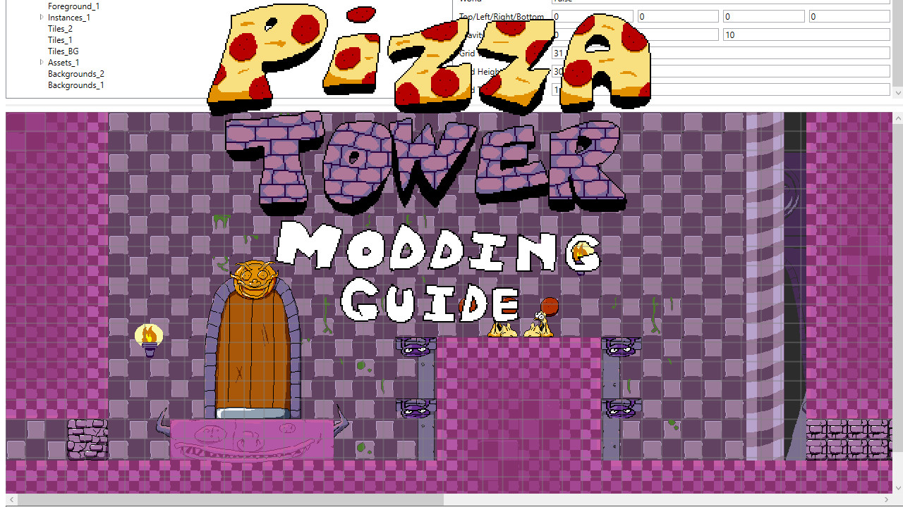 Any body knows a mod for pizza tower online called modza tower