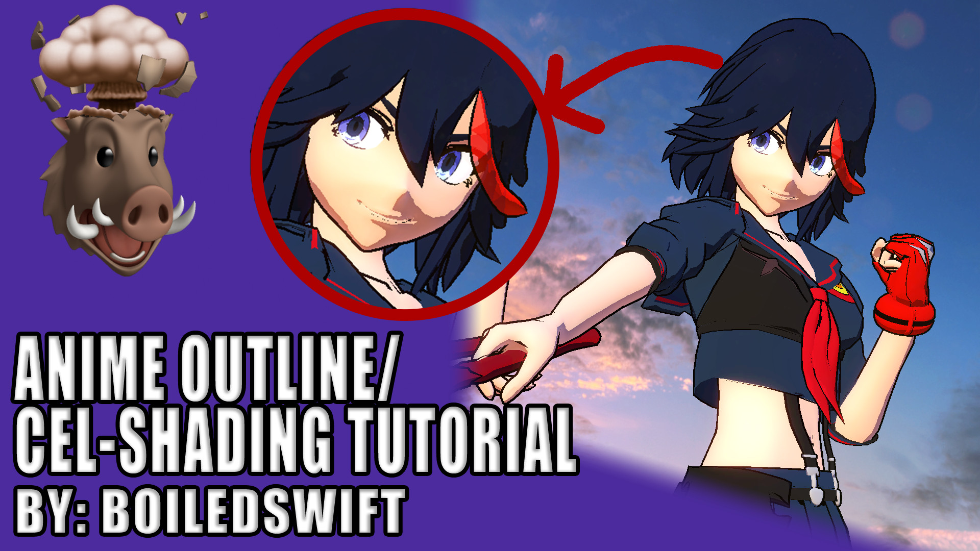 How to edit vertex normals for Anime / Toon shading in blender? (Arc System  Works-Inspired) — polycount