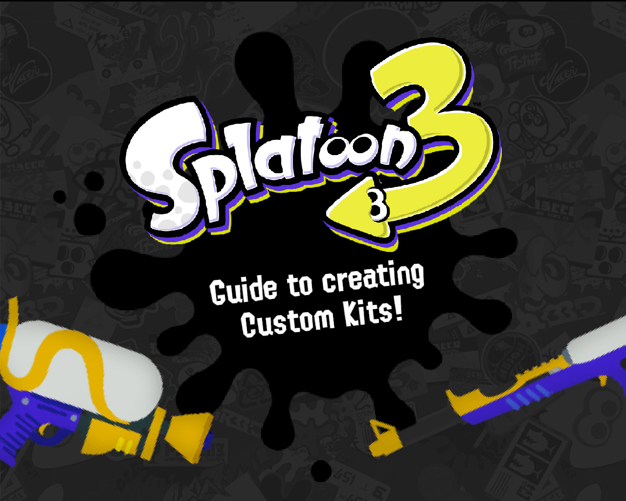 Guide to making Custom Weapon Kits! [Splatoon 3] [Tutorials]