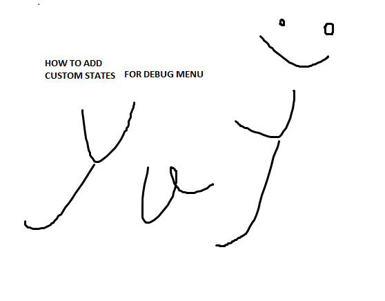 How to add custom states for debug menu (updated) Tutorial for Pizza ...