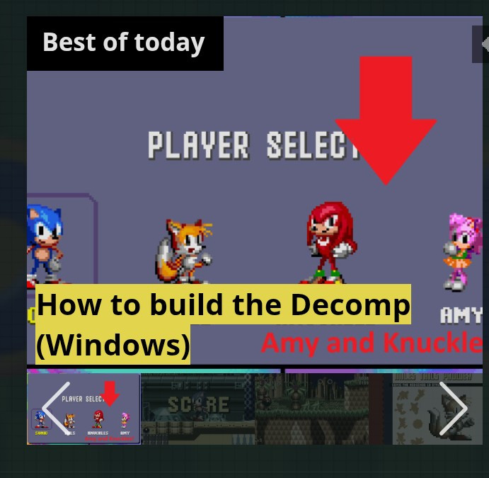 How to build the Decomp (Windows) Tutorial for Sonic CD (2011) | SCD ...