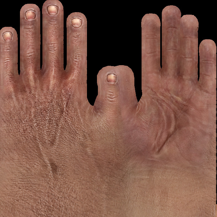 Level 0 Hand Efficient hand UV for characters Tutorial for GameBanana | GB Tutorials