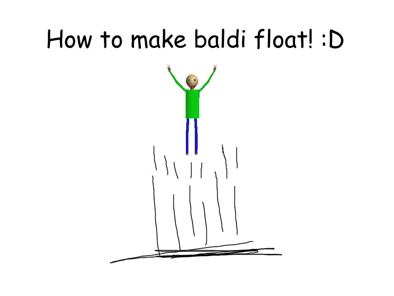 How to make baldi float! (BASE GAME READ DESC) Tutorial for Baldi's ...