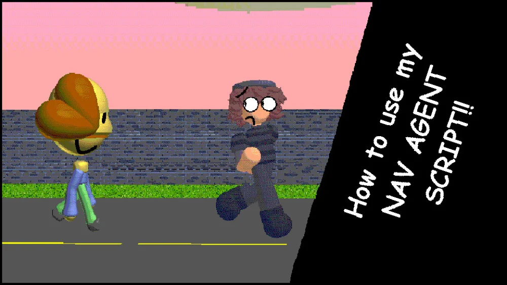 How to use Noober's Nav Agent Script! Tutorial for Baldi's Basics ...