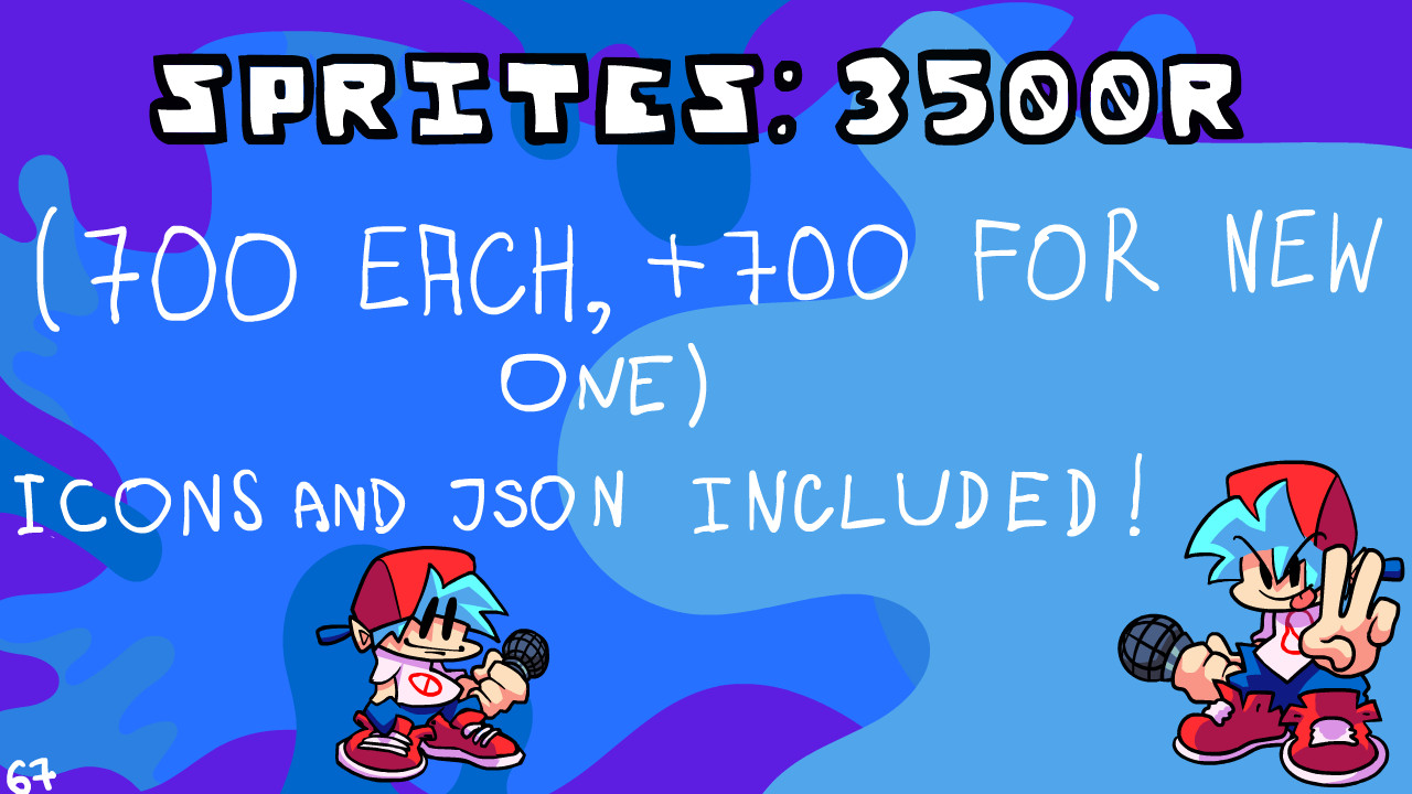 [OPENED]FNF Art n Animation For ROBUX (prices are in the pictures) Ware ...