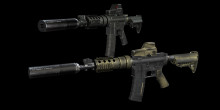 Hybrid M4(tactical&dust style)