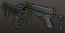 9mm SMG high poly