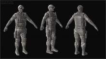 Recon Soldier Highpoly