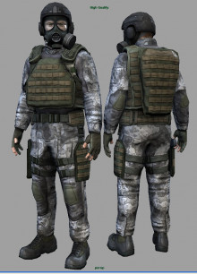 H.E.C.U soldiers for Half Life 2