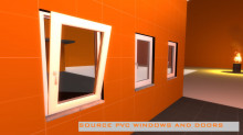 PVC window and door models