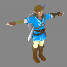 Breath Of The Wild Link Remastered