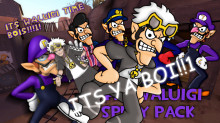 The Waluigi Spray Pack (For Team Fortress 2)