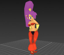 Shantae over Wii Fit Trainer