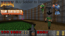 (2k19 edition) DoomGuy Skin for Blu Soldier