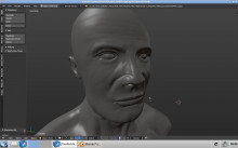 Sculpting My First Male 3d Model...