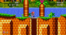 Somari the time traveler (Mario in Sonic CD