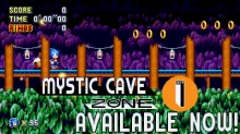 Mystic Cave Zone Mania-fied