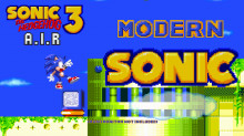Modern Sonic in Sonic 3 AIR