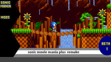 Sonic movie in Sonic mania remake
