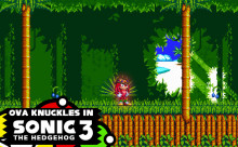 OVA Knuckles in Sonic 3 AIR