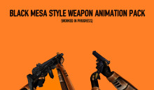 Black Mesa Style weapon animation for HL1
