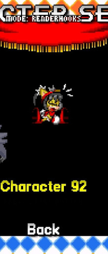 Extra slot honey the cat from sonic fighters