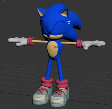 Korone Outfit Sonic (NOT DLC)