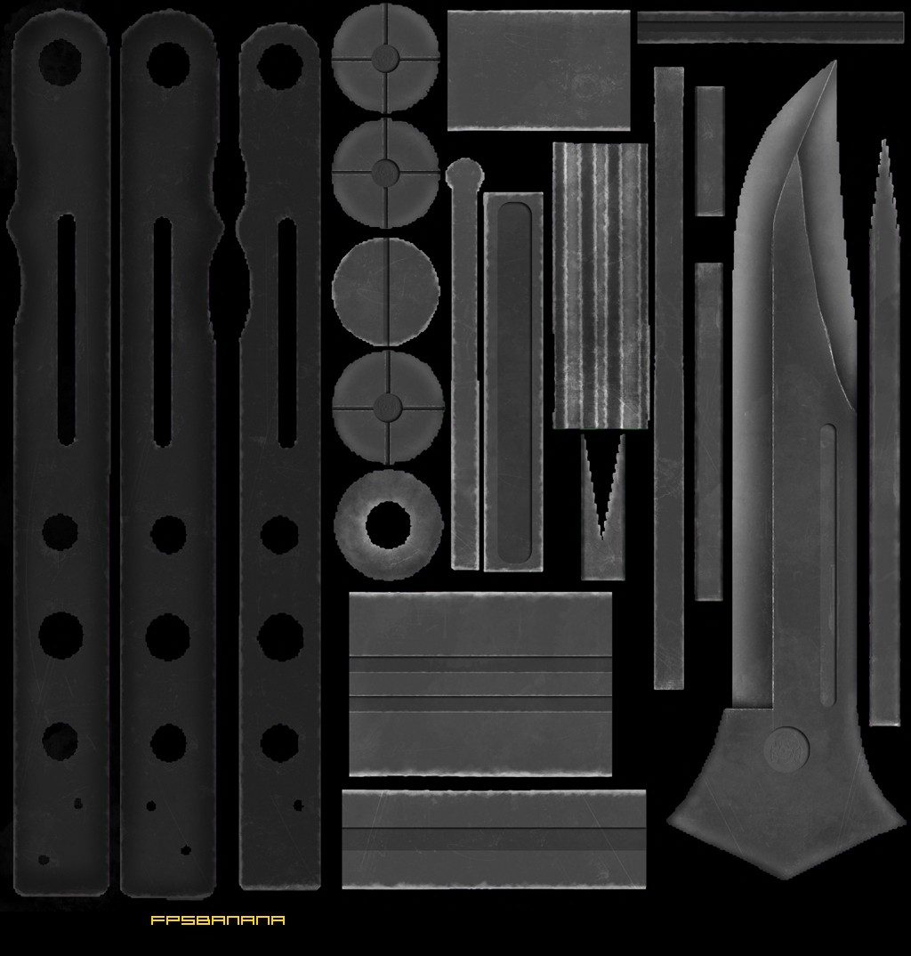 Butterfly Knife Skin [GameBanana] [Works In Progress]