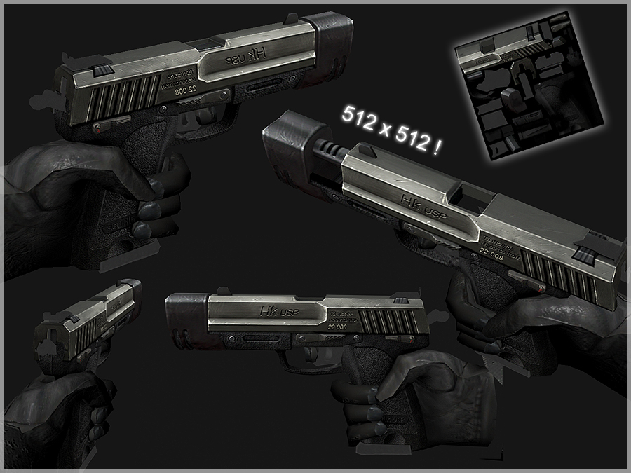 More HL2 Pistol Update [GameBanana] [Works In Progress]