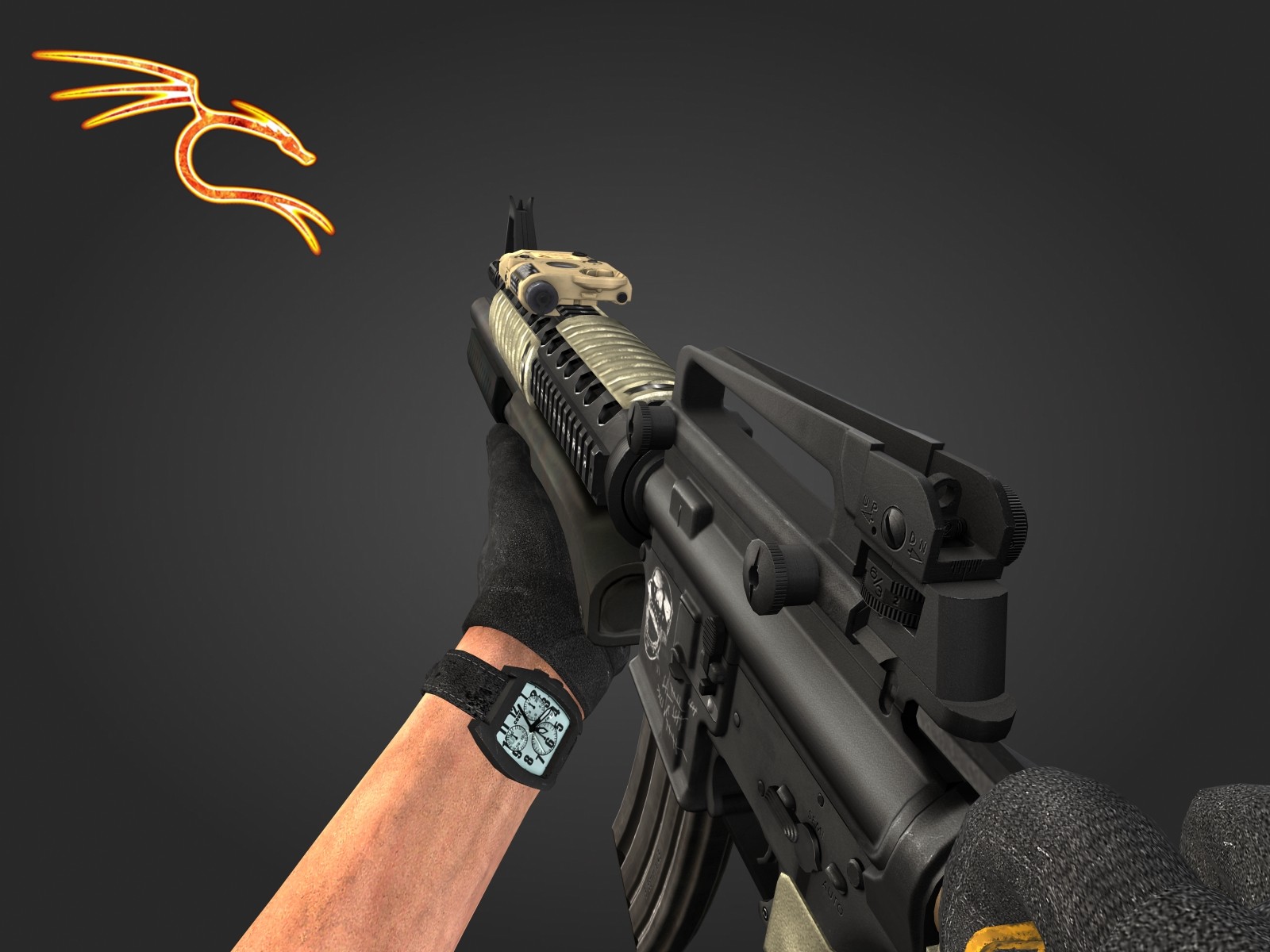 M16A3 with animated Masterkey [Counter-Strike: Source] [Works In Progress]