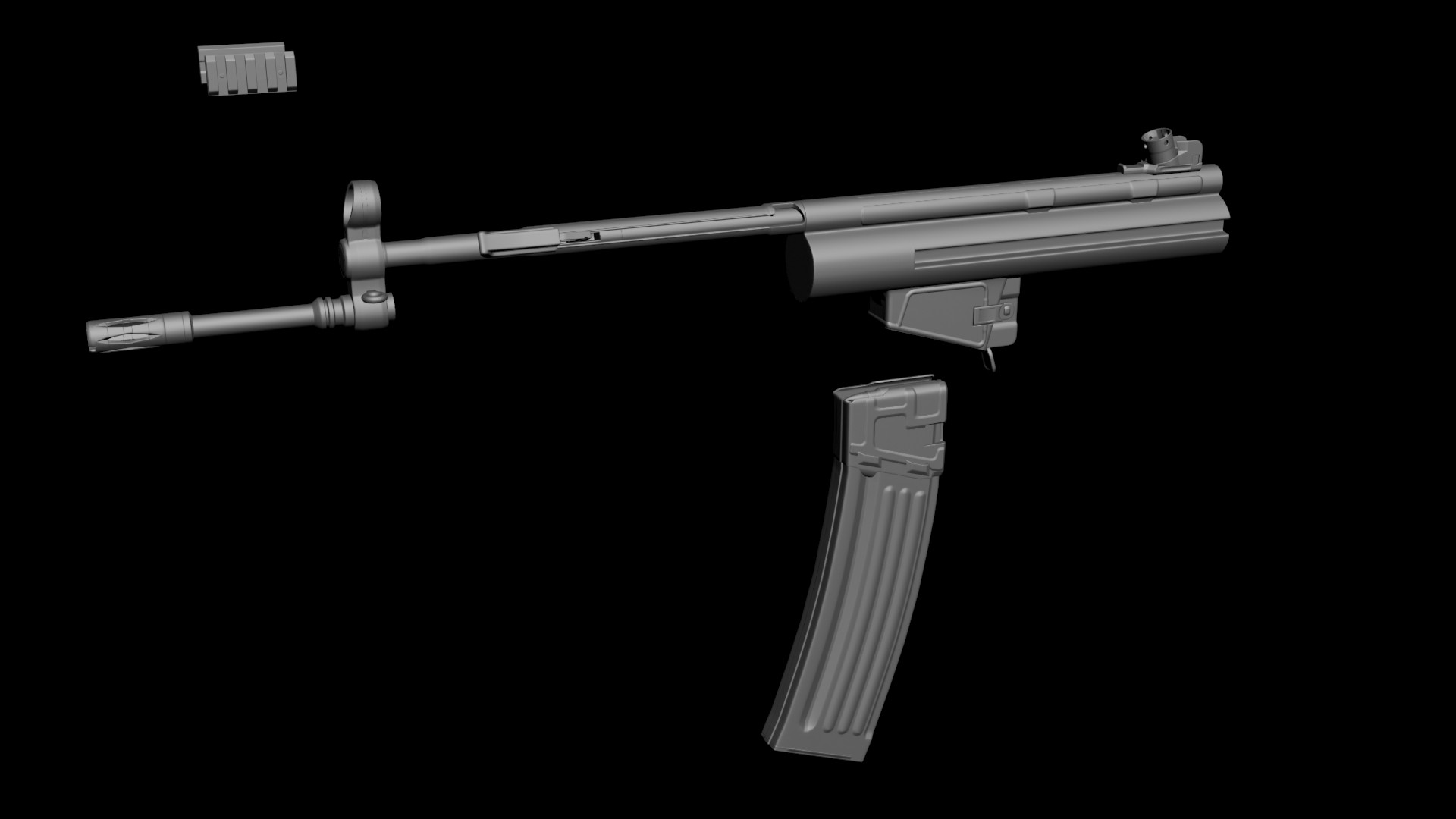HK33 lowpoly remake Work In Progress for GameBanana | GB Works In Progress