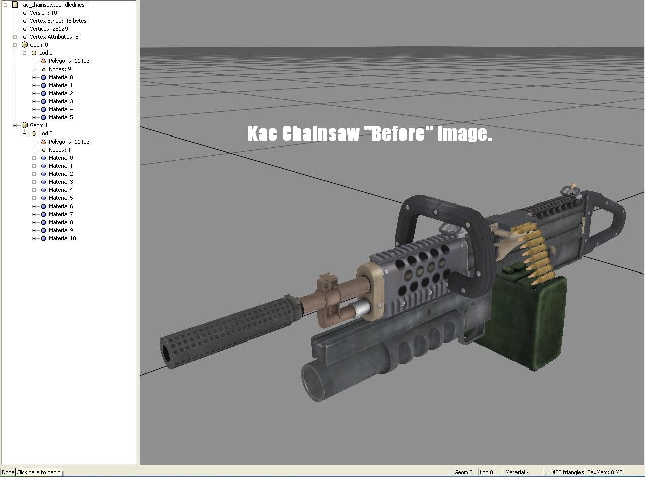 Kac Chainsaw [Battlefield 2] [Works In Progress]