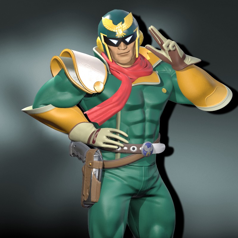 Jojo Pose for Captain Falcon [Super Smash Bros. Ultimate] [Requests]