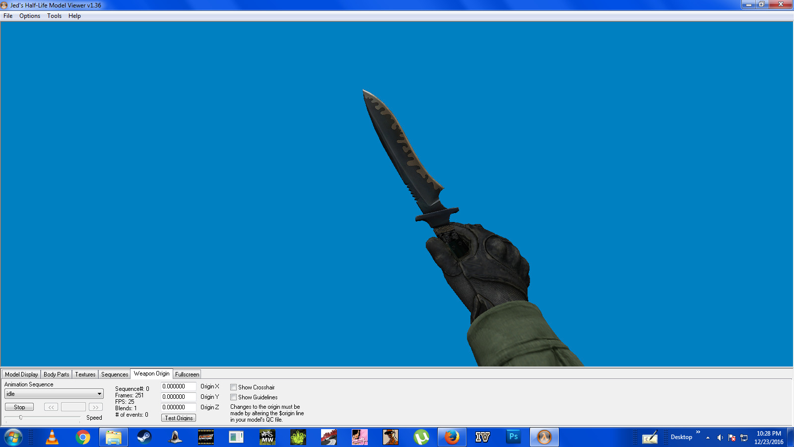 CSS Knife On CSGO Animation [CounterStrike 1.6] [Works In Progress]