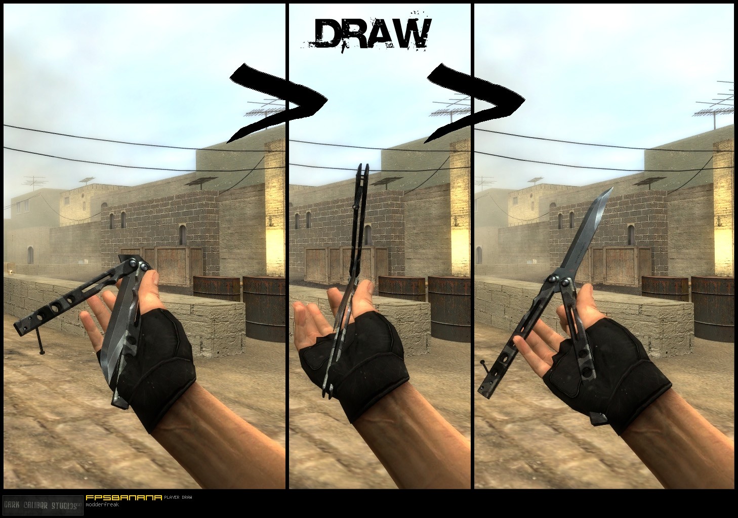 Butterfly Knife TF2 [CounterStrike Source] [Works In Progress]