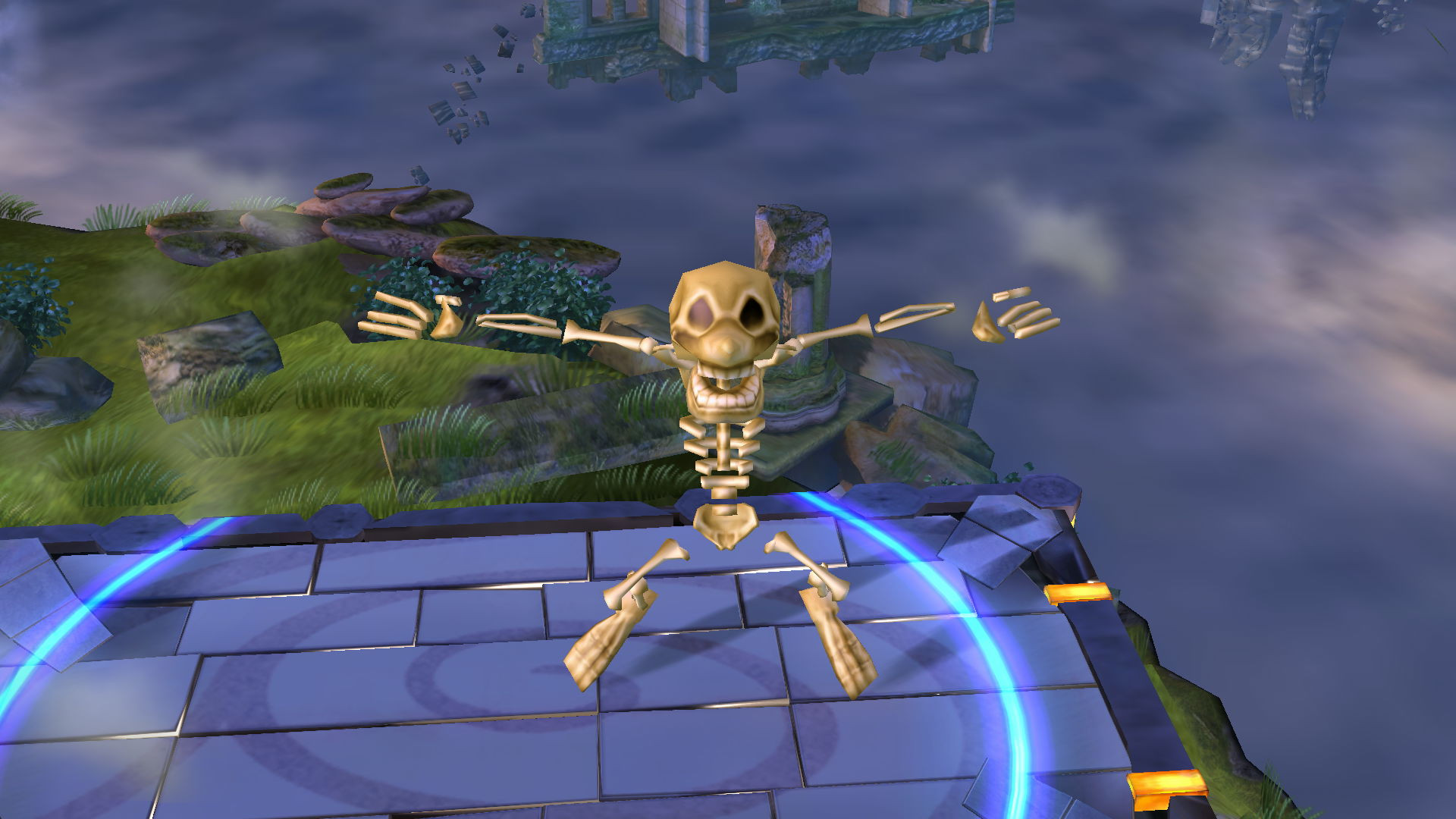 Crash Bandicoot Skeleton [Super Smash Bros. (Wii U)] [Works In Progress]