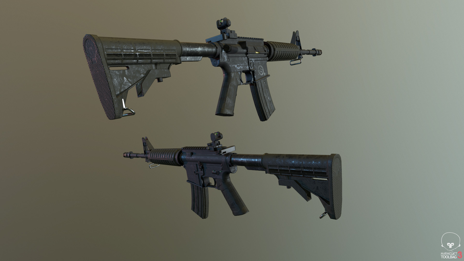 AR-4 Retextured [Unreal Engine 4] [Works In Progress]